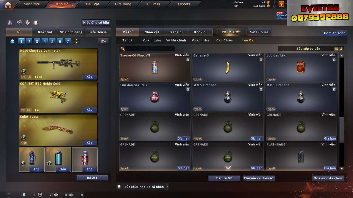 shop acc cf uy tin gia re